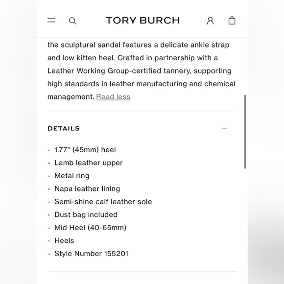 Tory Burch Pierced Slingback Heel - Picture 4 of 16